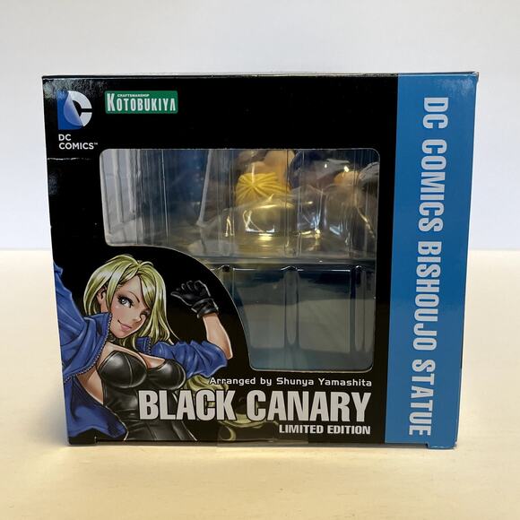 Kotobukiya Bishoujo Black Canary Blue Outfit DC Comics Figure Marvel RARE - Picture 6 of 7